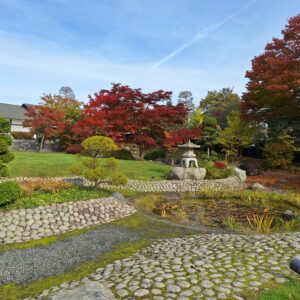 Foto van de Eko Haus tuin in Düsseldorf